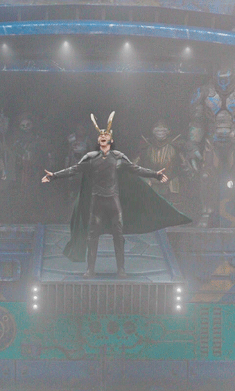Loki's grand entrance