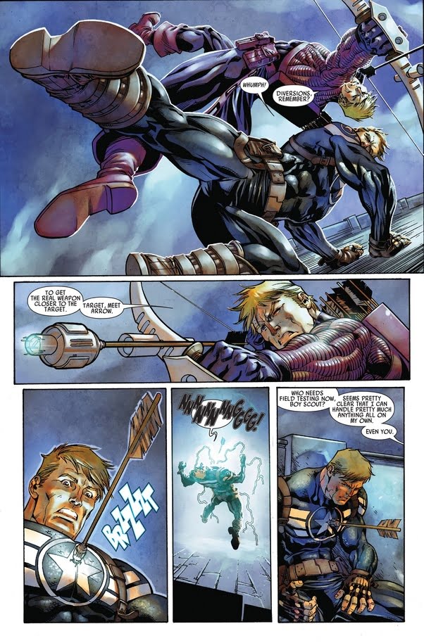 Hawkeye vs Cap