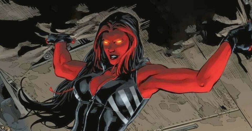 #21 Red She-Hulk - Red Superheroes