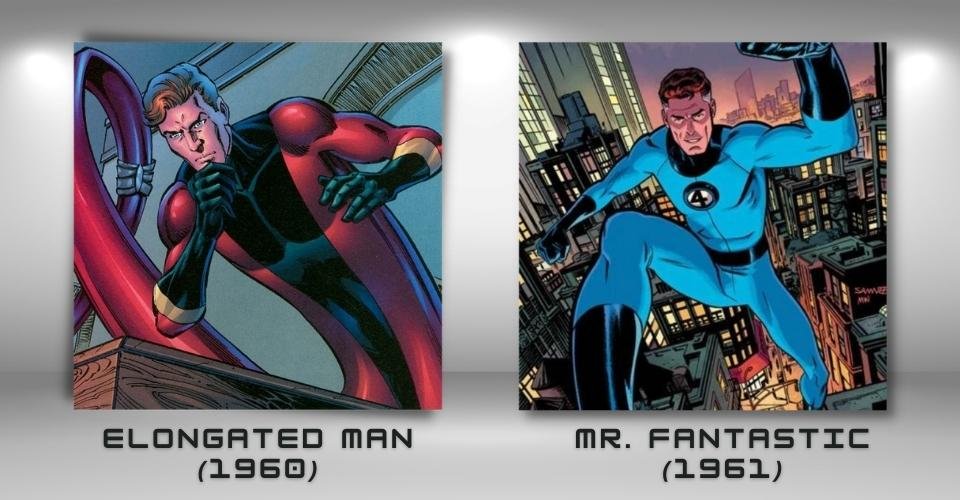 #15 Elongated Man & Mr. Fantastic - Marvel, DC Copycats