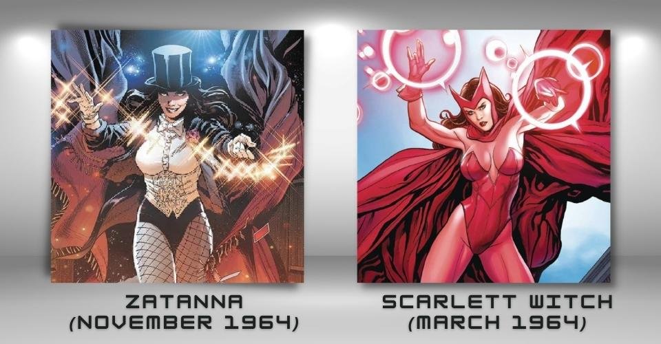 #18 Zatanna & Scarlett Witch - Marvel, DC Copycats