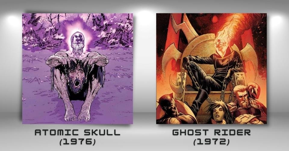 #20 Atomic Skull & Ghost Rider - Marvel, DC Copycats