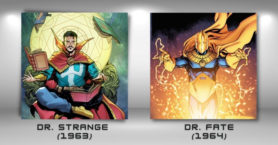 #6 Dr. Strange & Dr. Fate - Marvel, DC Copycats