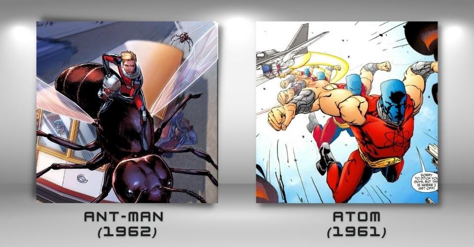 #8 Ant-Man & Atom - Marvel, DC Copycats