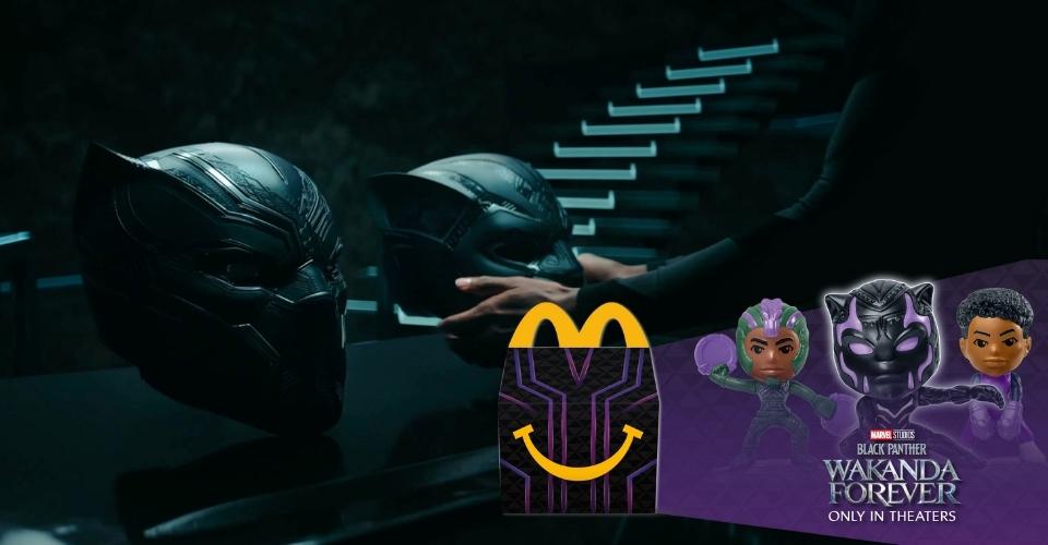 McDonald's New Black Panther Wakanda Forever Happy Meal To Include Color-Changing Surprise Gifts