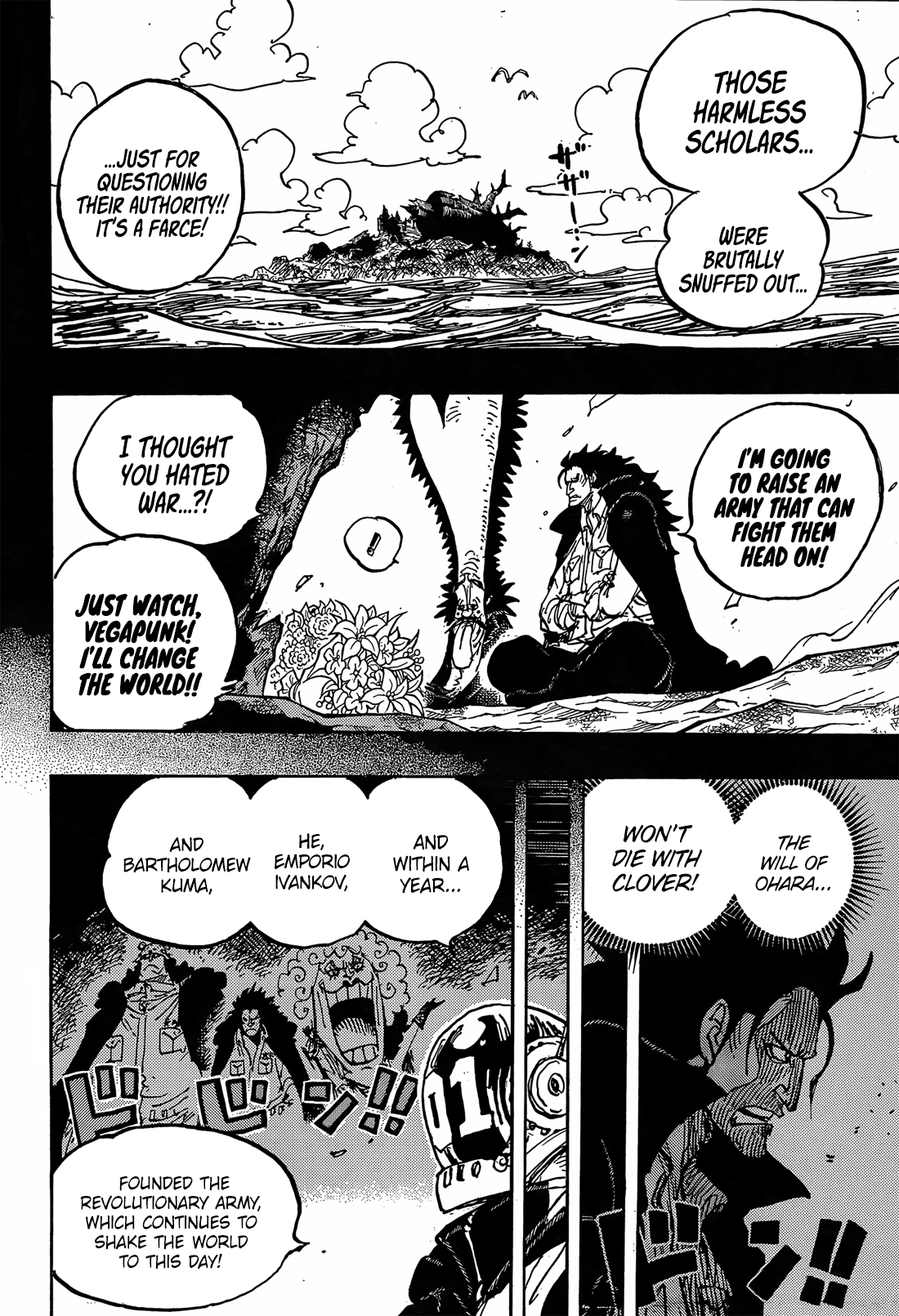 The formation of the revolutionary army - One Piece Chapter 1066