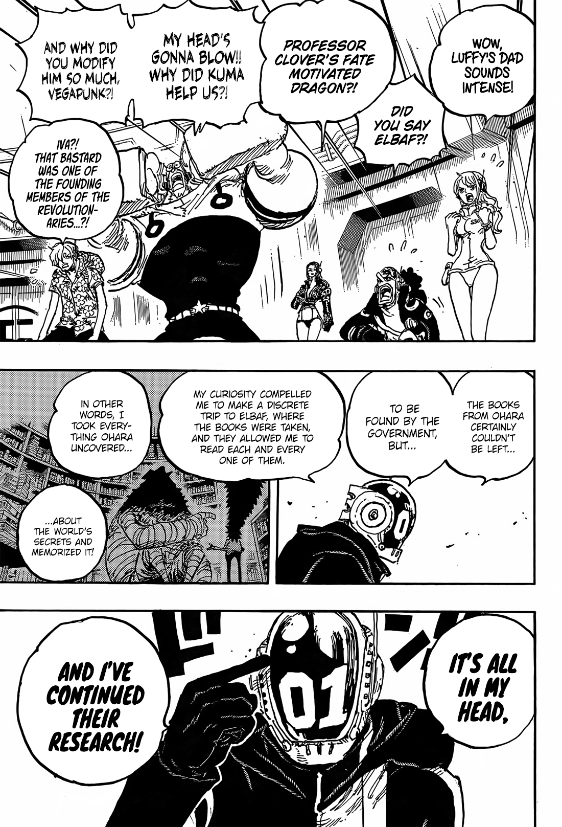 Vegapunk memorised it all - One Piece Chapter 1066