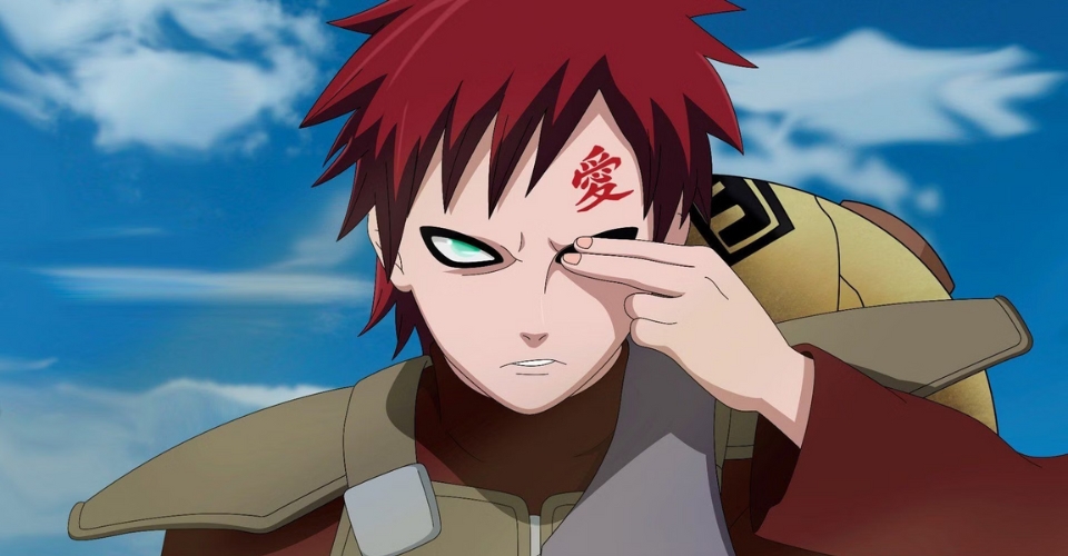 #4 Gaara of the Sand - Best Red-Haired Anime Characters