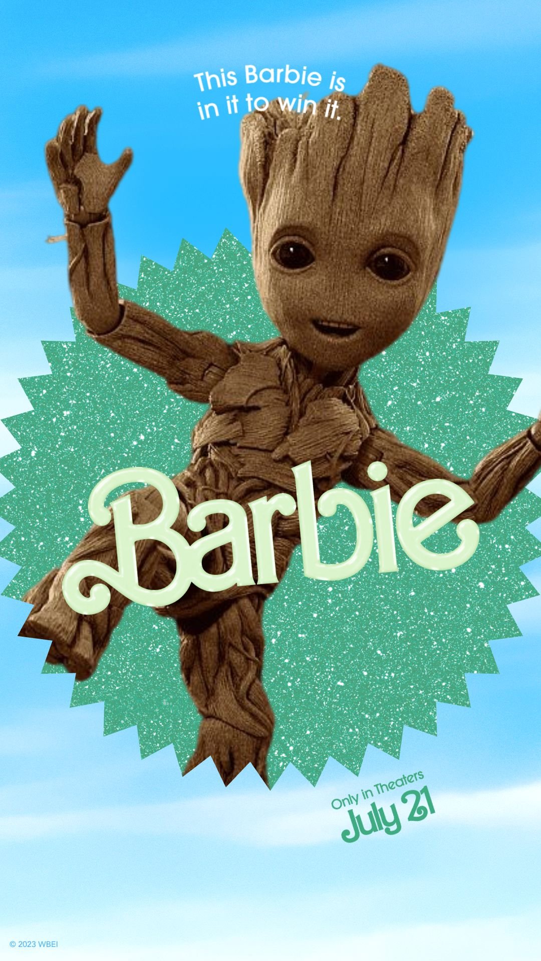 how-to-use-barbie-movie-poster-generator-let-s-try-with-mcu-s-groot