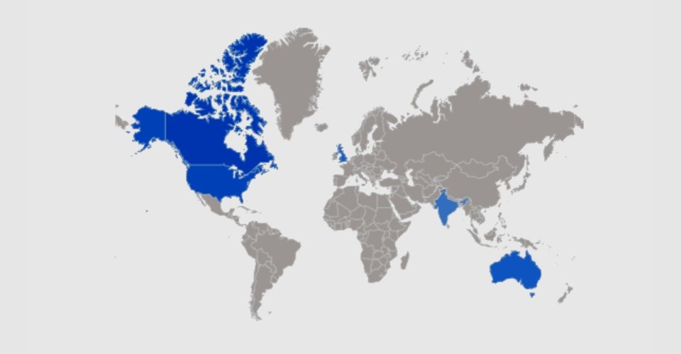 Top Countries Searching For Will AI Take Over Jobs by averagebeing.com