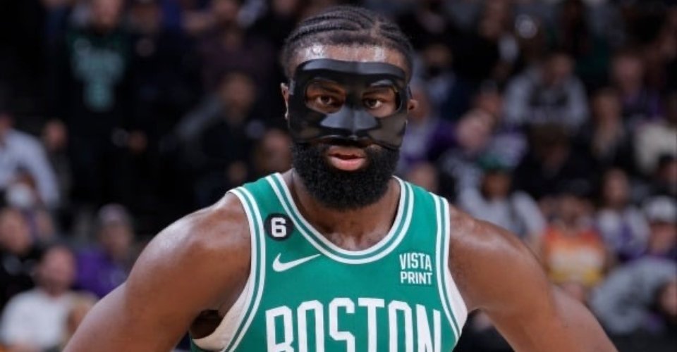 Why Does Jaylen Brown Have a Face Mask?