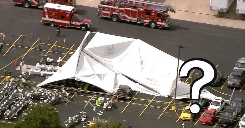 What Happened At Bedford Park? Cintas Parking Lot Tent Collapse