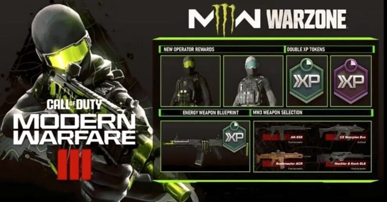MW3 Monster Energy Rewards Not Showing Fix 768x402 