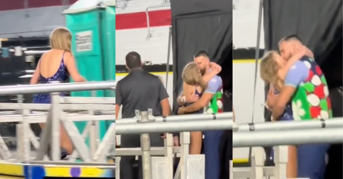 Taylor Swift Running to Kiss Travis Kelce Makes Fans Fall for the Couple All Over Again