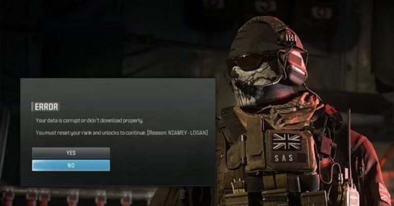 Your Data Is Corrupted Modern Warfare 3 (Niamey Logan Error Fix)