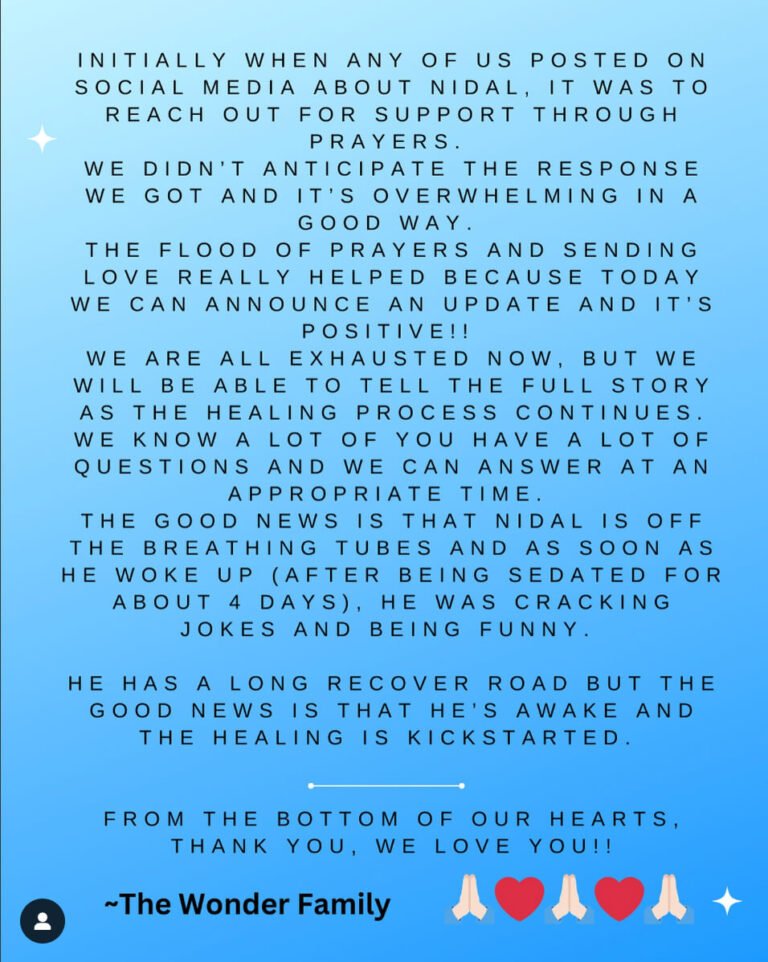 Is Nidal Wonder Dead? What Happened To Nidal Wonder? (Scooter Accident