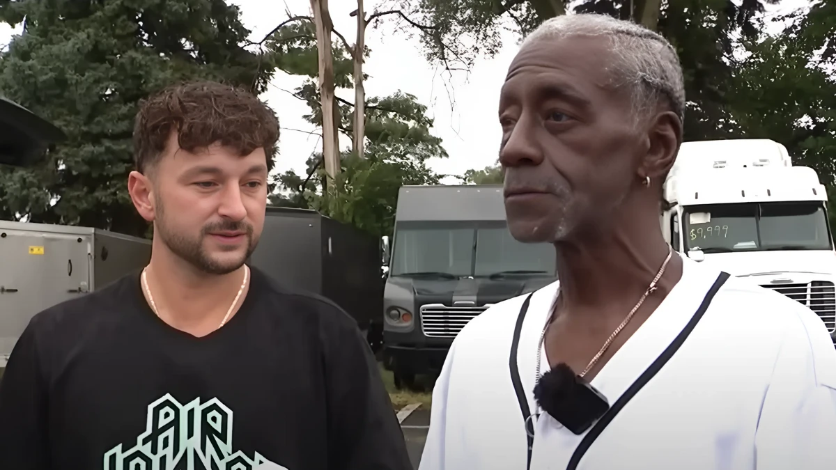 60-year-old Curtis Dixon and Zach Dereniowski, aka MD Motivator after gifting Dixon $100,000