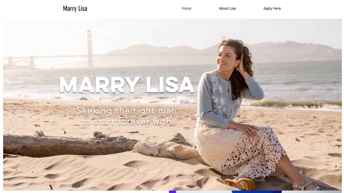 Marry Lisa website