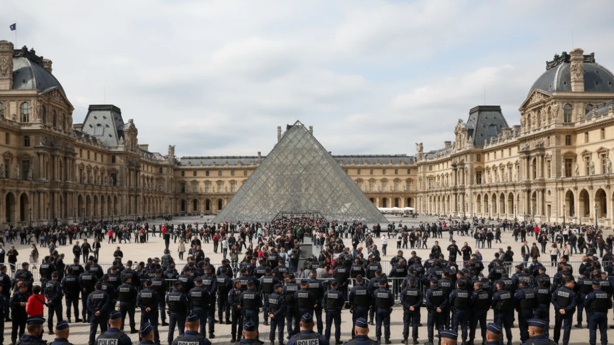 Police security after Loivre's $103 million art was stolen