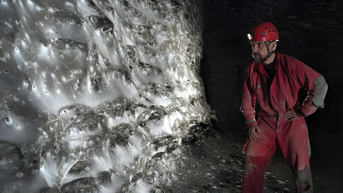 World's largest spider web discovered inside Sulfur Cave, and it stretches over 1,100 square feet with more than 111,000 spiders